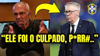 🚨 ROMÁRIO DETONA ANCELOTTI APÓS VEXAME DO BRASIL NA COPA