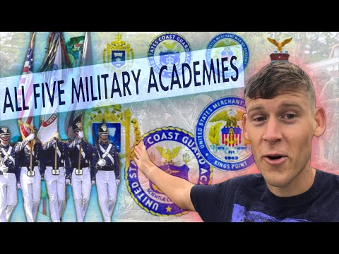 The 5 FEDERAL SERVICE ACADEMIES in less than 5 minutes