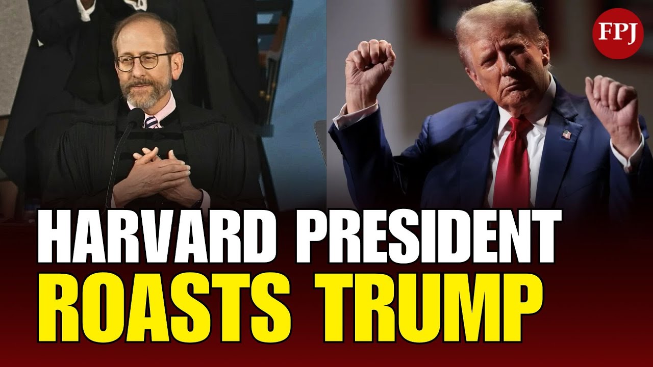Harvard President’s Subtle Trump Dig Earns Standing Ovation