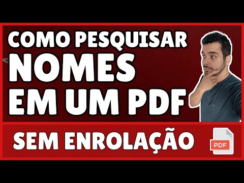Vídeo: Pesquisar em PDF: perguntas e respostas