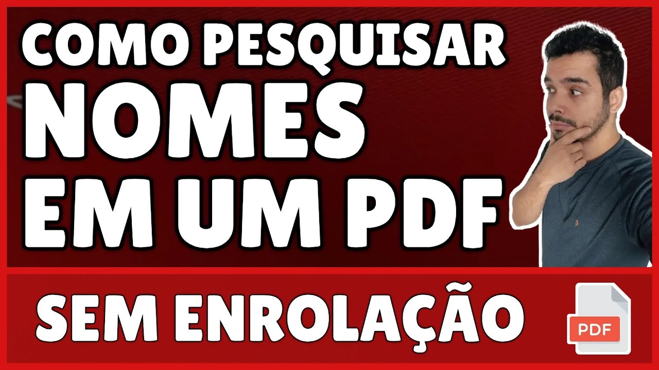 How to Search Name in PDF 2025