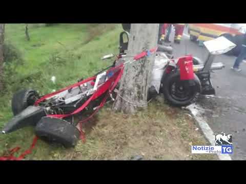 2019-04-08 PRATO - INCIDENTE DURANTE PROVE, MUORE PILOTA DI 54 ANNI