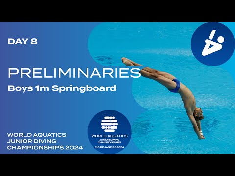 Epic Boys 1m Springboard Prelims Highlights | Day 8 | Junior Diving 2024