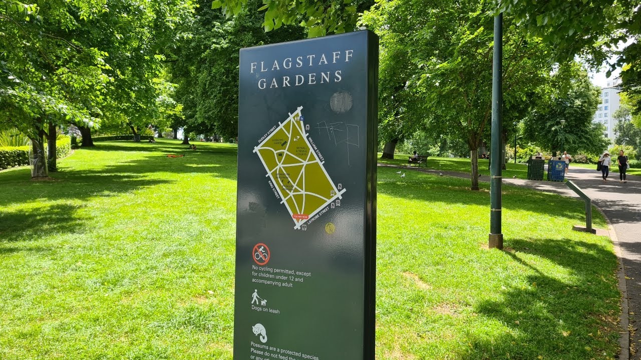 Embark on a captivating walking tour at Flagstaff Gardens.