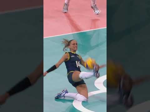 This volleyball save is INSANE! ???? #Shorts