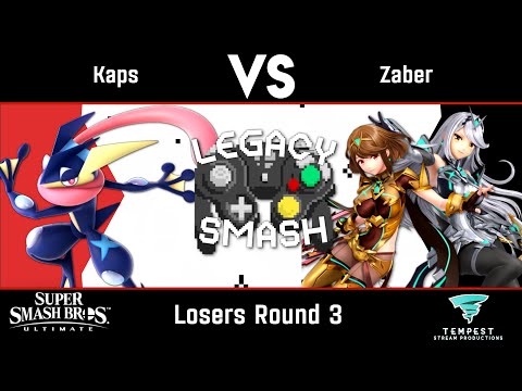 Kaps (Greninja) VS Zaber (Pyra/Mythra) - Losers Round 3 - Legacy Smash #19