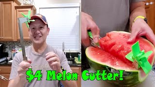 $4 Watermelon Slicer Cutter tool.  Does it really work? | Re