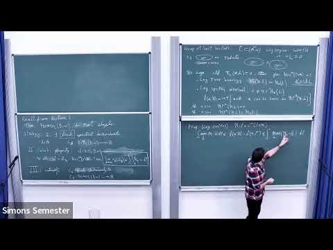 Sobhan Seyfaddini (Sorbonne Université), lecture 4