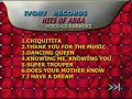 Ivory Records Hits Of ABBA Songlist September 7 1999