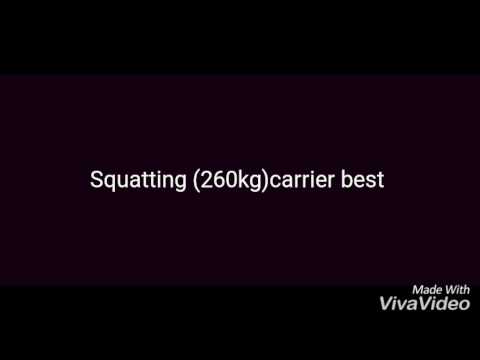 Kerala police officer squatting his career best