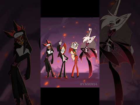 Happy Halloween in Hazbin #animation #hazbinhotel #halloween #lucifermorningstar #angeldust #alastor