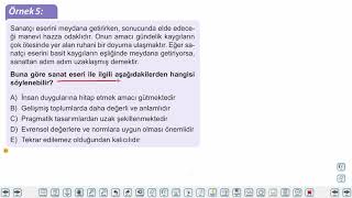 Eğitim Vadisi 10.Sınıf Felsefe 10.Föy Sanat Felsefesi Konu Anlatım Videoları