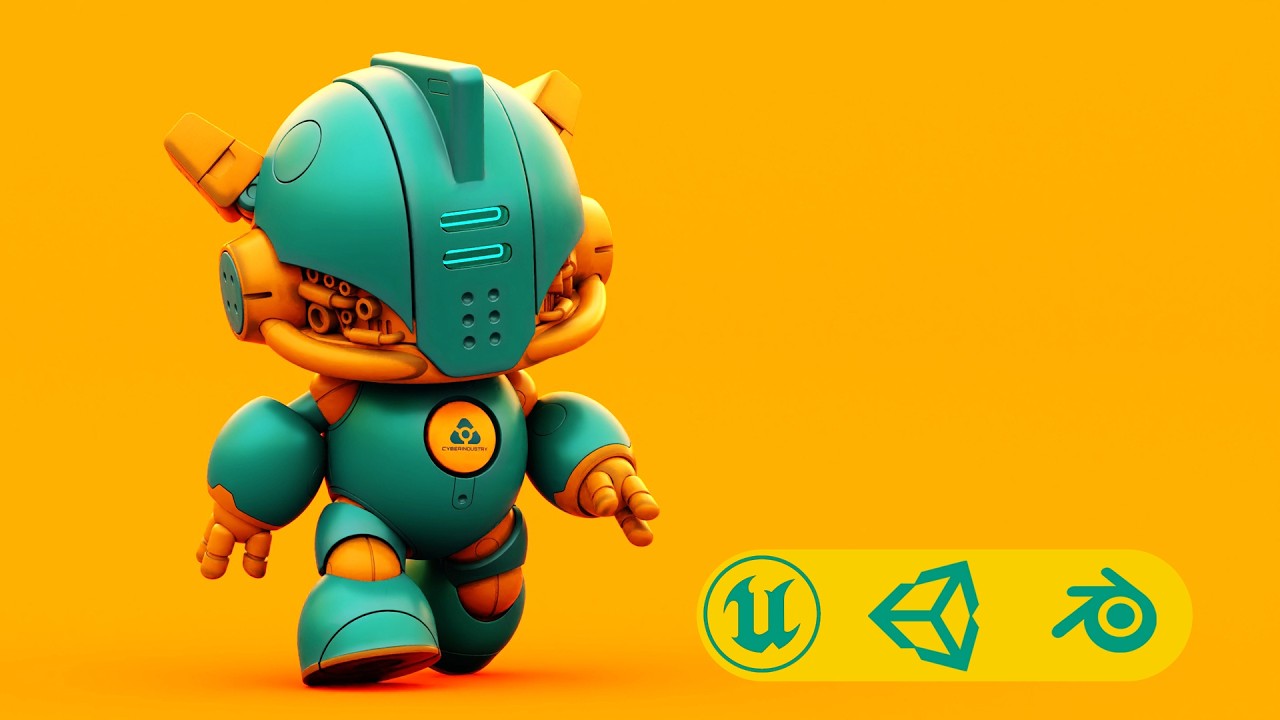 Robo G-10 Auto-Rig Pro Rigged For Mixamo Unreal Engine Unity 3D Model