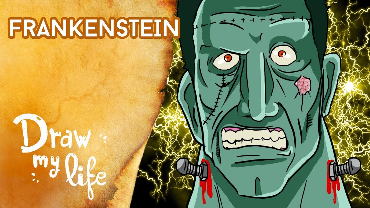 La VERDADERA historia del monstruo de FRANKENSTEIN - Draw My Life