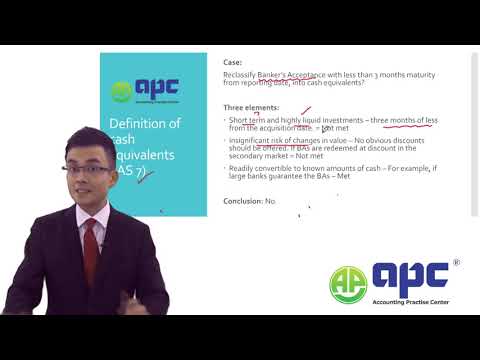 The ACCA AB Magazine Guide to Strategic Business Reporting (SBR) and IAS 7 Cash Equivalents