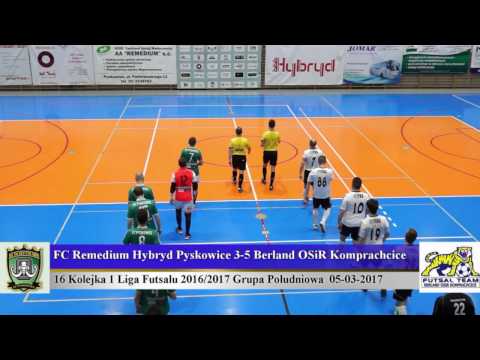 FC Remedium Hybryd Pyskowice-Berland OSiR Komprachcice-Skrót 05-03-2017