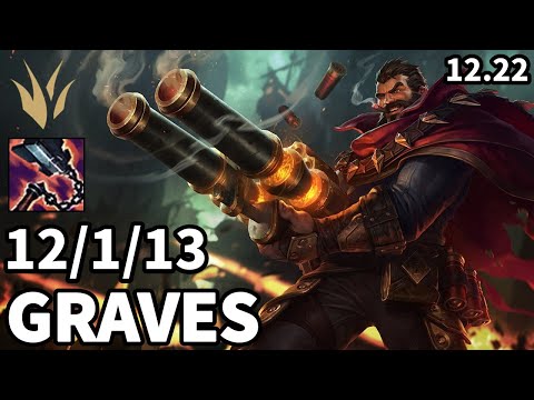 Graves Jungle vs Olaf - KR Challenger | Patch 12.22