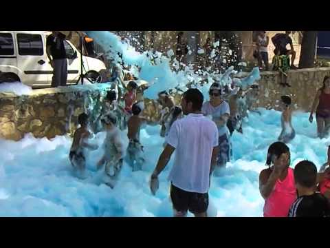 Pinoso Fiestas 2015 - fun at the foam party