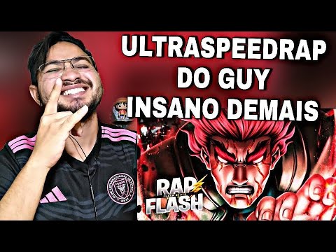REACT UltraSpeedRap - Guy (Naruto) - Besta Vermelha ll | Flash Beats