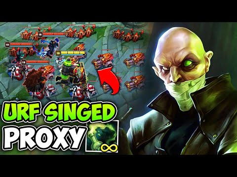 WHEN THE RANK 1 SINGED PROXIES IN URF MODE!! - Hilarious Chase around the Base
