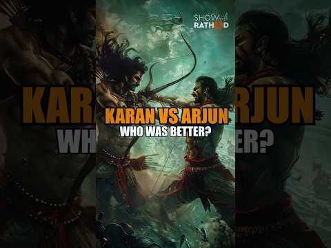 Karna vs Arjuna...who was better? #shortsvideo