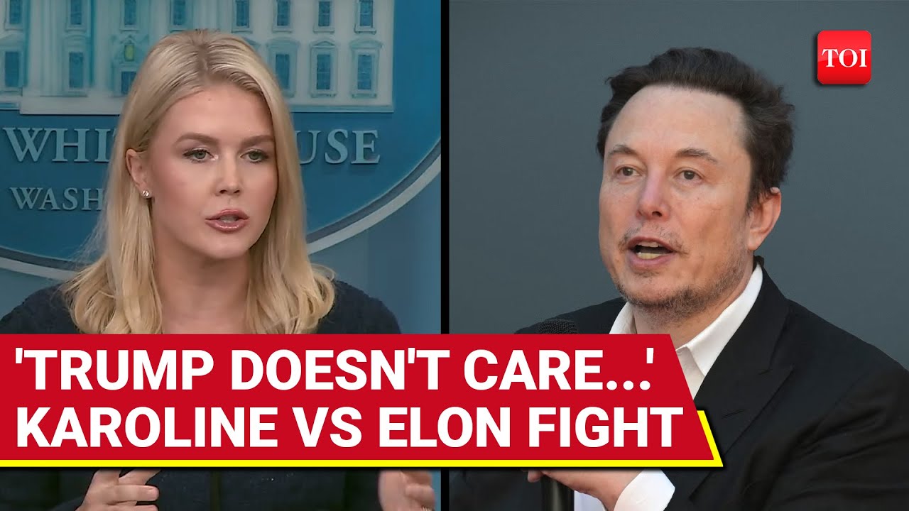 Karoline's EXPLOSIVE ATTACK On Elon For Revolting Against Trump Agenda; 'Disgusting...' | Tax Bill