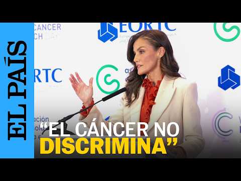 La reina LETIZIA sobre la investigación en cáncer: «Tiene que ser universalmente accesible”