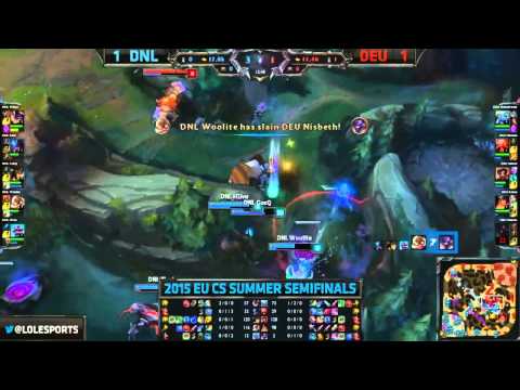 DNL vs DEU EU Chellenger series Summer Split 2015 Playoffs Denial vs Dignitas EU game 3 highlights