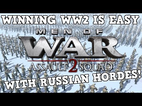 Using ONLY Russian Conscripts To Win WW2 - Men Of War: Assult Squad 2