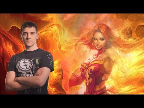 Arteezy Lina #1 plays in Dota 2