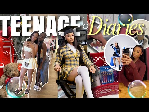 TEENAGE DIARIES 024✰| graduation pics, shopping, friends, hygiene restock, hair || Ra’Mariah Alexia