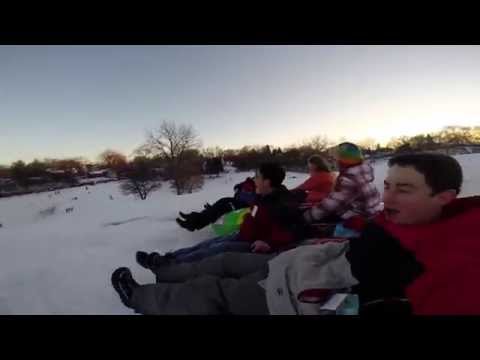 GoPro Sledding at Bunker Hill