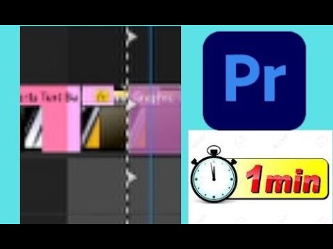HOW TO: overlap videos in adobe premiere pro without them cutting into each other: