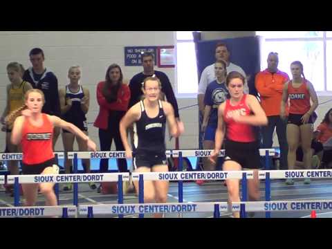 Womens 55m Hurdle Prelim - Nikodym