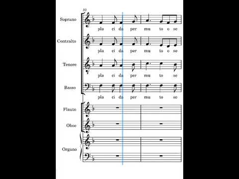 In notte placida contralti ritornello