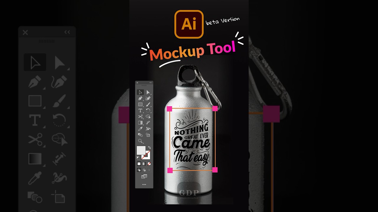 Mockup tool in illustrator beta version #illustrator #illustratortips