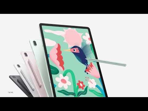 Планшет Samsung Galaxy Tab S7 FE 12.4 Wi-Fi 128 ГБ розовое золото (SM-T733NLIESER) - видео