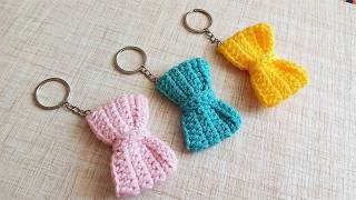 How to Crochet a Bow Keychain: Fast and Fun Crochet Project