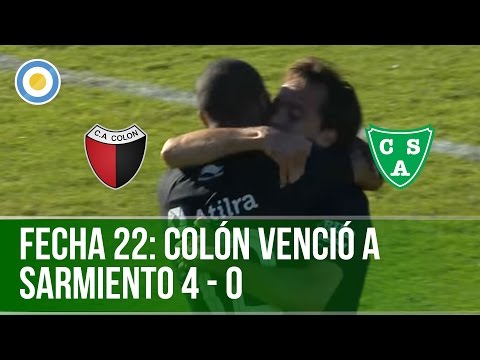 Torneo de la Independencia - Fecha 22 - Colón 1 - Sarmiento 0 - Gol de Diego Vera