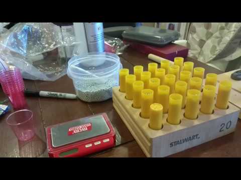 Reloading 20 gauge waterfowl loads without a press