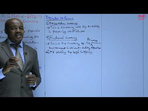 Effects of Changes in Exchage Rates