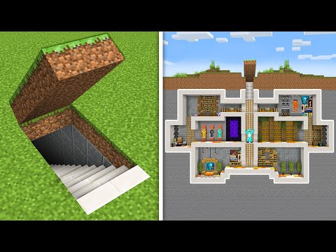 How To Build a Modern Secret Base in Minecraft