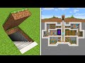 How To Build A Modern Secret Base In Minecraft