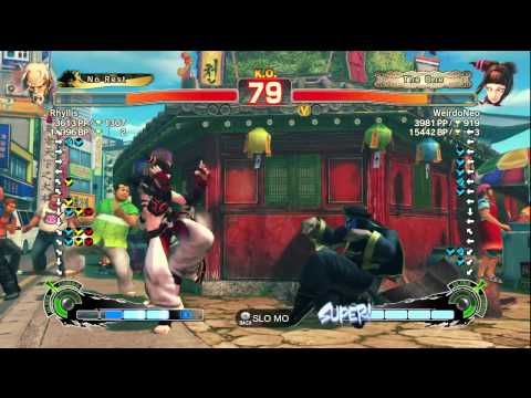 Rhyllis (Gen) Vs. WeirdoNeo (Juri)
