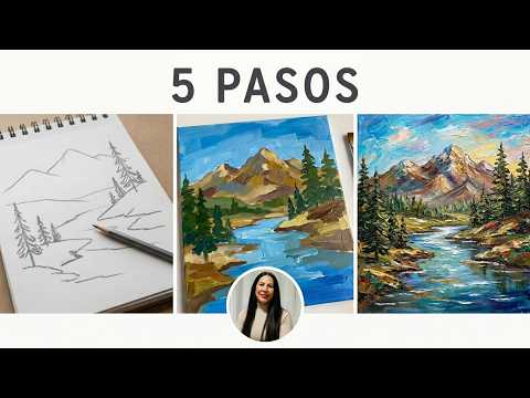 Cómo Pintar con Acrílico desde Cero: Guía de 5 Pasos para Principiantes