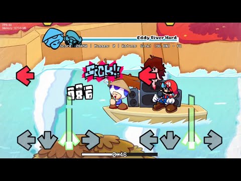 Friday Night Funkin' THE ORIGAMI KING v.2.0 - Eddy River (FC)