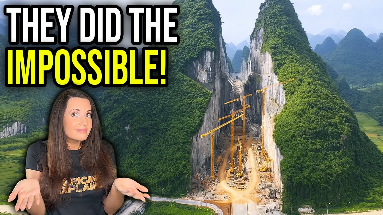 China Split a MOUNTAIN In Half To Build This Project