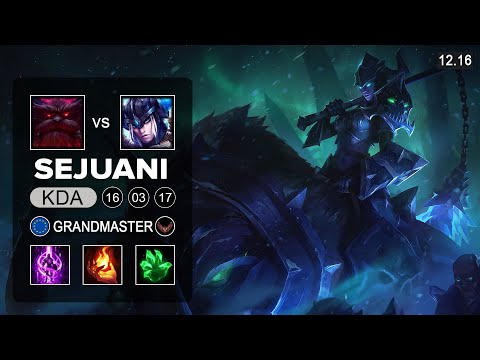 Sejuani vs Ornn Top - EUW Grandmaster - Patch 12.16 Season 12