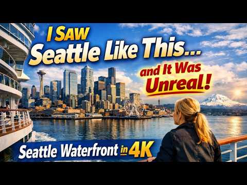 I Saw Seattle Like This… and It Was Unreal! | Seattle Waterfront in 4K