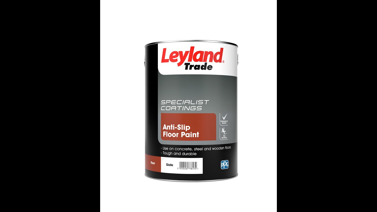Watch video Leyland Trade - Product Focus - Anti-Slip Floor Paint Now Leyland Trade - Product Focus - Anti-Slip Floor Paint